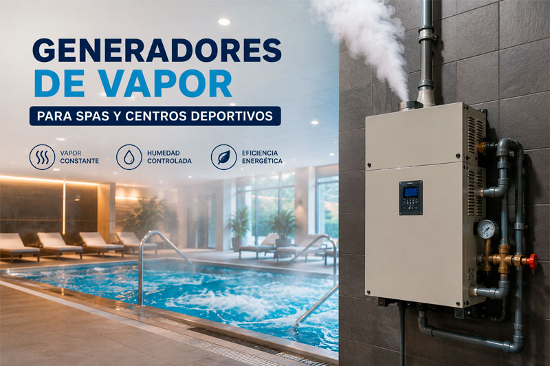 Generadores de vapor para spas y centros deportivos