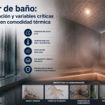 Vapor de baño: condensación y variables críticas que ofrecen comodidad térmica