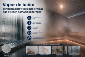 Vapor de baño: condensación y variables críticas que ofrecen comodidad térmica